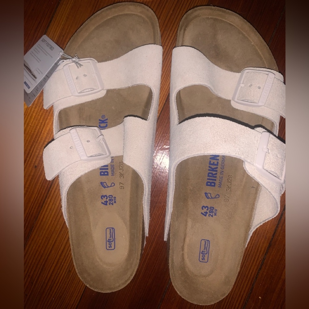 Birkenstock Arizona BS sandals in Antique White